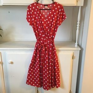 Red and White Polka Dot Dress!
